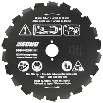 Echo 8 in Steel 2 mm Tooth Brush Saw blade