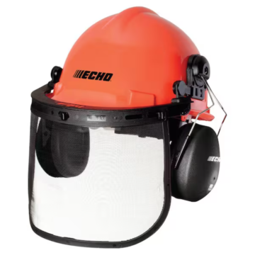 Echo One Size Fits Most 6 Plastic Chain Saw Safety Helmet System