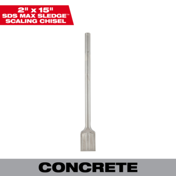 Milwaukee SDS Max SLEDGE™ 2" Scaling Chisel
