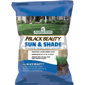 Jonathan Green Black Beauty 25 Lb. 9375 Sq. Ft. Coverage Sun & Shade Grass Seed