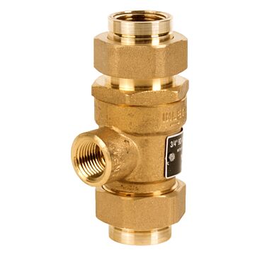 Watts 3/4 In Bronze Dual Check Valve With Atmospheric Vent And Female Union Inlet And Outlet Connections
