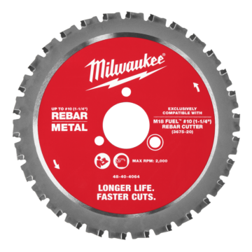 Milwaukee Rebar Cutting Blade #10 (1-1/4 in.) 10pk