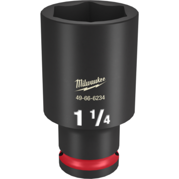 Milwaukee SHOCKWAVE™ Impact Duty 1/2" Drive 1-1/4" Deep 6 Point Socket