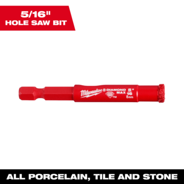 Milwaukee 5/16" DIAMOND MAX™ Hole Saw Bit