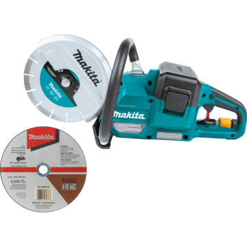 Makita 36V (18V X2) LXT® Brushless 9" Power Cutter, Cut-Off Wheel, lock-off, no lock-on (Tool Only)