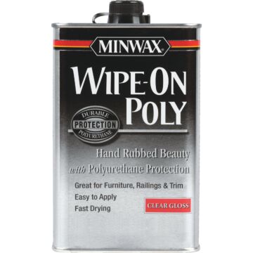 Minwax Gloss Wipe-On Interior Polyurethane, 1 Pt.