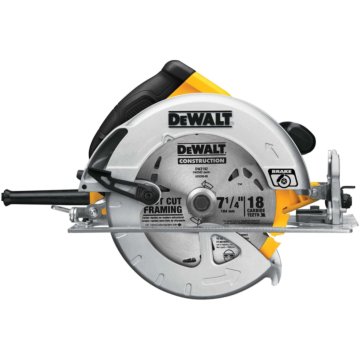 Dewalt DEWALT 7-1/4-Inch Circular Saw with Electric Brake, 15-Amp, Corded