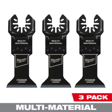 Milwaukee 1-3/4” Bi-Metal Multi-Material Universal Fit Oscillating Multi-Tool Blade (3 PK)