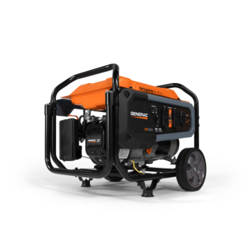 Generac 3600W Gasoline Powered Recoil Pull Start Portable Generator (California Compliant)