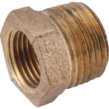 Anderson Metals 1/4 In. MPT x1/8 In. FPT Red Brass Hex Reducing Bushing