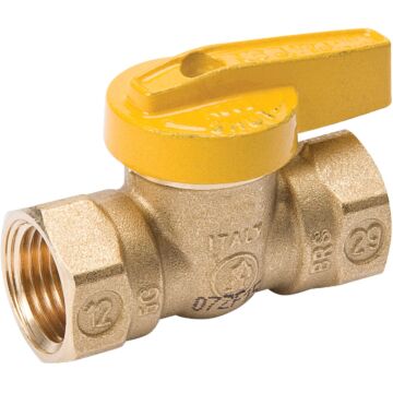 ProLine 3/4 In. FIP x 3/4 In. FIP Forged Brass Gas Ball Valve, 1-Piece Body