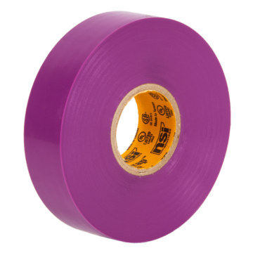 Professional Violet Vinyl Electrical Tape, 7mil, 66ft Long