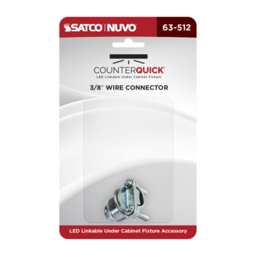 Satco Under Cabinet LED 3/8 Inch Wire Connector
