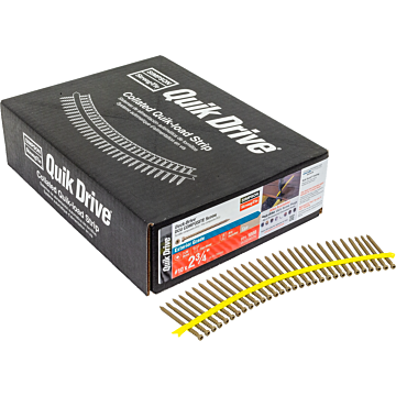 Simpson Strong-Tie DCU234STN Deck-Drive™ DCU COMPOSITE Screw (Collated) — #10 x 2-3/4 in. Quik Guard® Tan (1000-Qty)