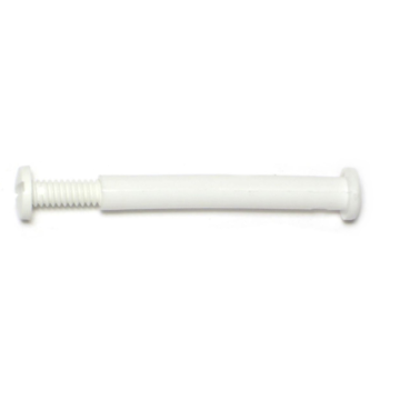Post w/Scr White, 1-3/4"
