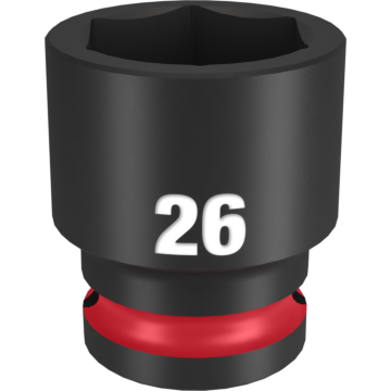 Milwaukee SHOCKWAVE™ Impact Duty 1/2" Drive 26MM Standard 6 Point Socket
