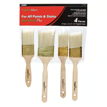 Linzer Project Select One Coat Pro Paint Brush Set (4 pc)