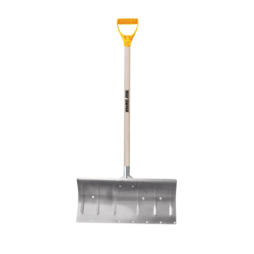TRUE TEMPER Aluminum Snow Pusher with D-Grip Handle