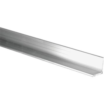 HILLMAN Hillman Steelworks Milled 3/4 In. x 3 Ft., 1/8 In. Aluminum Solid Angle