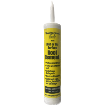 Wet/Dry Roof Cement 10oz Tube