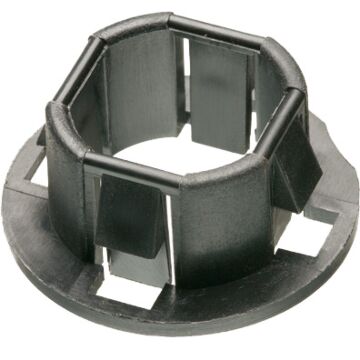 Arlington Industries 1/2 in Plastic Black Snap-In Bushing