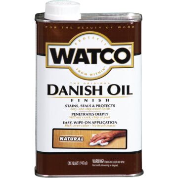 Watco Danish Natural Oil Finish - 1 qt