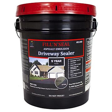 ALCM 5 gal Pail Brown Asphalt Emulsion Driveway Sealer