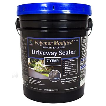 ALCM 5 gal Pail Brown Asphalt Emulsion Polymer Modified Driveway Sealer