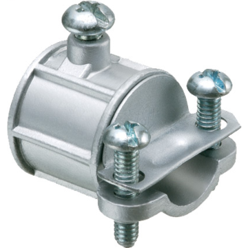 Arlington Industries Combination coupling. 1/2" EMT to non metallic sheet cable. Zinc Die-cast. Trade Size 1/2". Cable Range .250 to .612