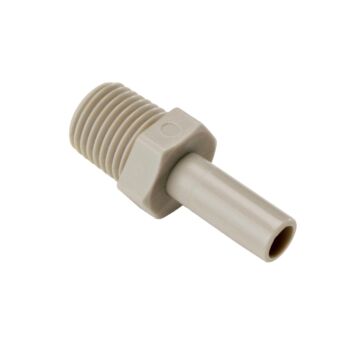 Fluidfit Straight Plug-In Stem Adapter - 1/2 in. x 3/8 in. MNPT