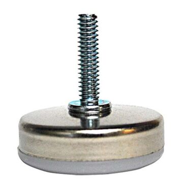 Nylon White Furniture Leveler Glide