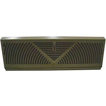 161 cfm 15 in 4-1/2 in One-Way Airflow Baseboard Register