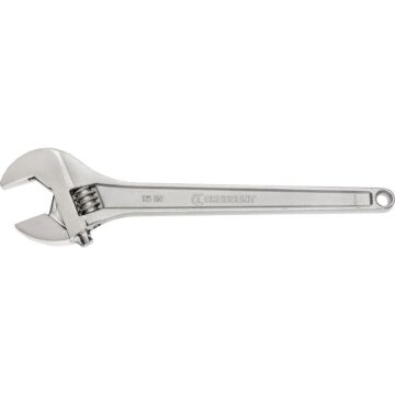 Crescent 15" Chrome Finish, Tapered Handle, Adjustable Wrench