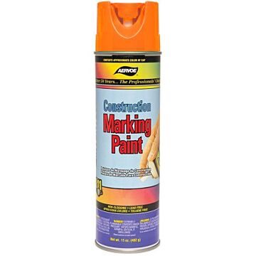 Aervoe Fluorescent Orange Marking Paint - 18 oz