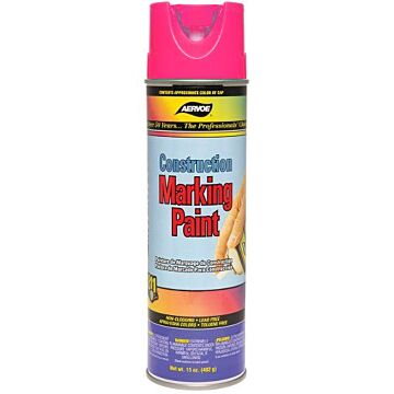 Aervoe Fluorescent Pink Marking Paint - 18 oz