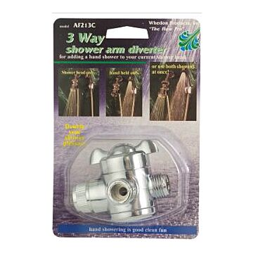 Whedon Products Shower Flow Diverter 3-Stg Br Ni