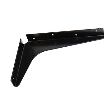 A & M Hardware 12 in 18 in Black Shelf Bracket