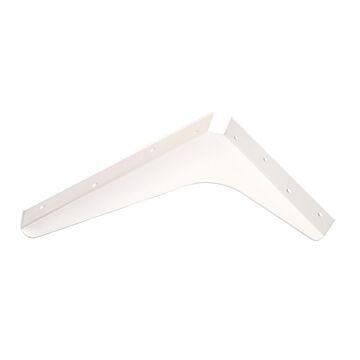 A & M Hardware 8 in 12 in White Shelf Bracket