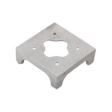 Temple Aluminum Foundry 4 in 4 in Aluminum Porch Post Base