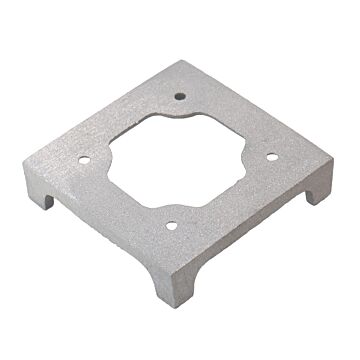 Temple Aluminum Foundry 5 in 5 in Aluminum Porch Post Base