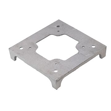 Temple Aluminum Foundry 6 in 6 in Aluminum Porch Post Base