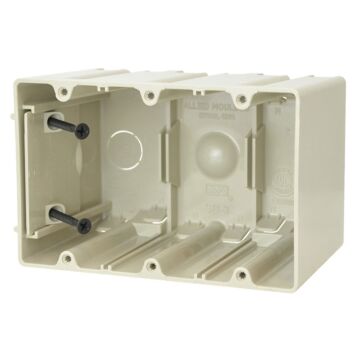 SLIDERBOX® 61 cu-in Wall Polycarbonate Adjustable Electrical Box