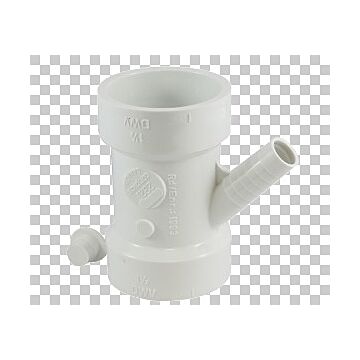 Canplas 1-1/2 x 1-1/2 x 1/2 in Hub x Hub x Hose Barb PVC Appliance Wye