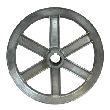 Chicago Diecasting 9" "A" V-Belt, 1 Groove, Zinc Die Cast Sheave, 1" Bore