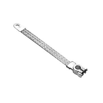 EAST PENN Tin-Plated Copper 9 in Grounding Strap