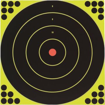 Birchwood Casey Shoot-N-C Sighting Adhesive Paper Bulls-Eye Target (5pk) 12 in.