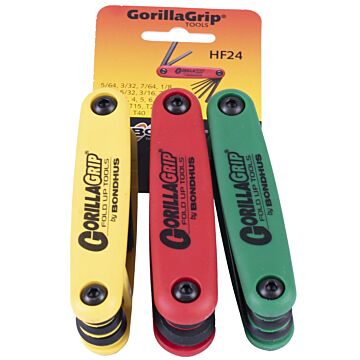 Bondhus 24 Pieces Hex ProGuard™ Fold-Up Tool