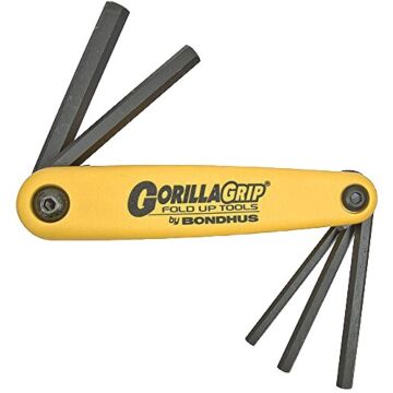 Bondhus SAE 5 Pieces 3/16-3/8 in Fold-Up Tool