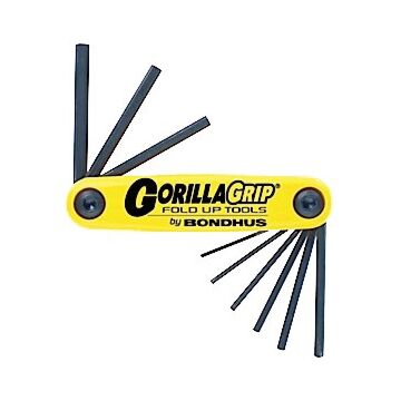 Bondhus SAE 9 Pieces 0.05-3/16 in Fold-Up Tool
