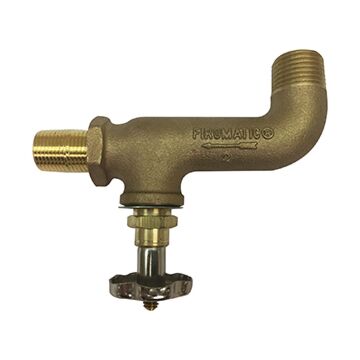Bronze Fusible Oil Tank Valve - 1/2 in. x 3/8 in. mpt